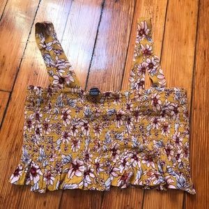 Floral crop top